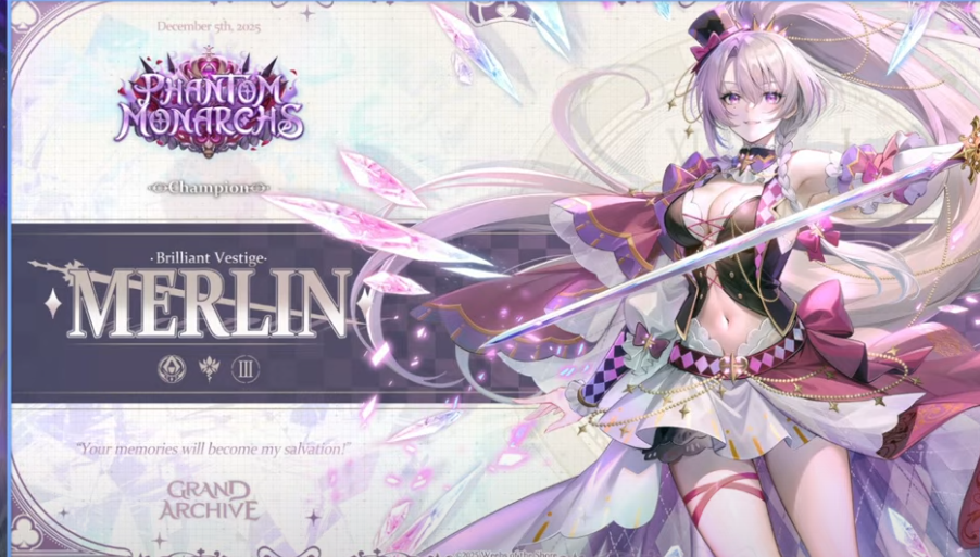 Grand Archive TCG Merlin Brillant Vestige Recollection